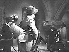 Hey, a monster! Good thing we were carrying these flame-throwers!