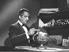 Baron Vitelius noshes out of his stylish brain bowl. 