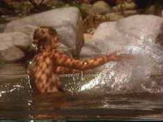 Shades of Commando Girls: it's not a hot tub, but it will do just fine for Drew's nudity bonus.