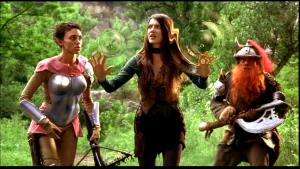 Solomon had to resort to his own movie magic to keep the actors on the set