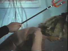 Step 1: Wave mystical plastic red trident.