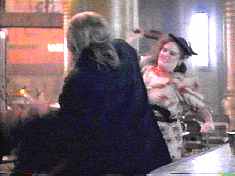 A really big fan of the first Highlander registers her opinion on the sequel with star Christopher Lambert.