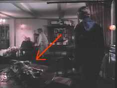 Remember this dog - its an important clue. (Although a turkey would have been even more appropriate.)