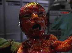 Youd really think that director John Frankenheimer would have given up on the scary mutant baby thing after making PROPHECY.