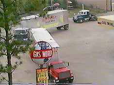 The Anti-Truck Defamation League pickets the set of Maximum Overdrive