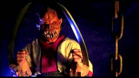 Here's a Snickers bar. Now get off of my porch. 