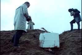 "Damn budget cuts!!  You call *this* a military funeral!"