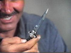 Aiiieee! He’s got a knife!