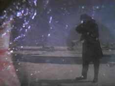 The director lets us know that he’s an artist.