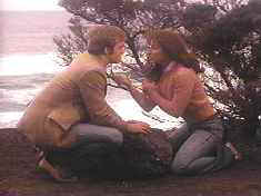 Performing an eldritch ceremony, Nancy and Michael proffer beads in an attempt to summon Jabootu. They succeed only too well. 