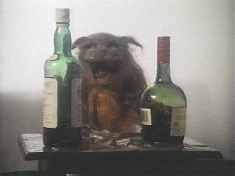 Forth stage: Rat Puppet somehow grows into ‘Mutant Cat’ puppet, and the horror begins!