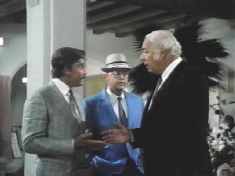 George Kennedy asks actors Cord (Graham) and Gulager (Albert), "What the hell am I doing here?"