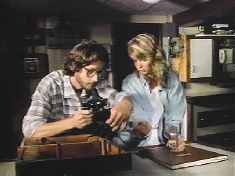 Martin turns a sextant into a functioning microscope as Rachel looks on. It’s just that easy!